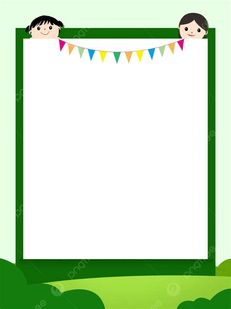 Joyful Children Green Background Wallpaper Image For Free Download
