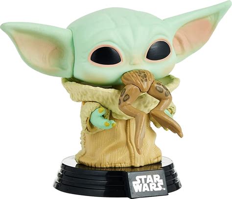 Funko Pop Star Wars Mandalorian Grogu The Child Baby Yoda Mit Frog