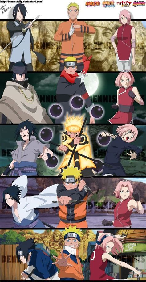 Sakura Naruto Characters Evolution