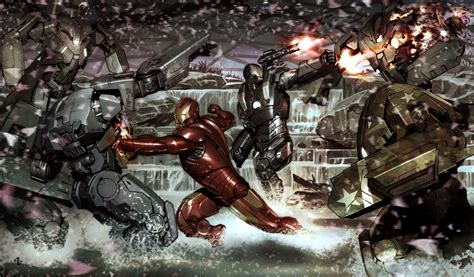 Iron Man And War Machine Comic Art Community Gallery Of Comic Art