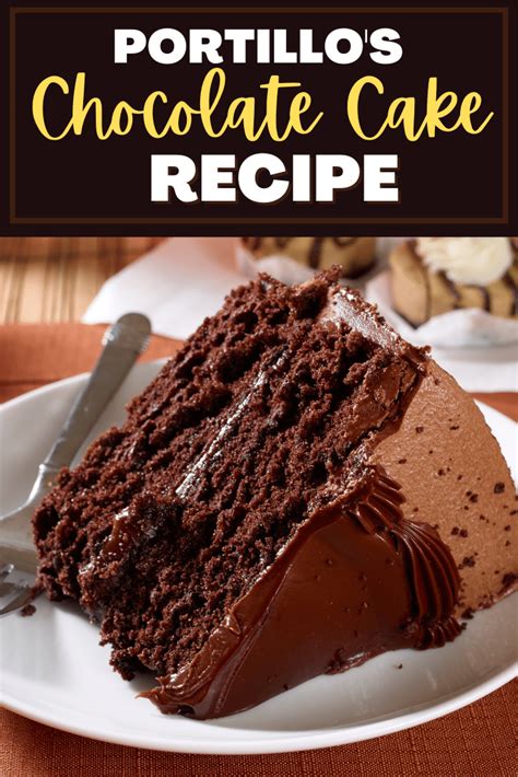 Sure some of you said cheese in order to make the shake, you must first make the chocolate cake. Portillo's Chocolate Cake Recipe - Insanely Good