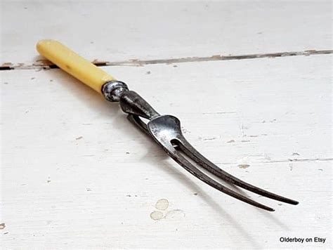 C1910s Vtg Stainless Carving Fork Vintage Fork Retro Fork Etsy