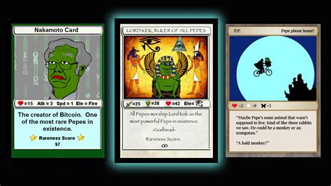 Matt Furie Adds To 2016 Nft Card Collection — Rare Pepe Directory Is