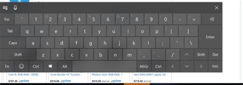 Small Virtual Keyboard Microsoft Surface Forums