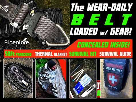 Multi Function Tactical Survival Belts For Edc Climbing Hunting