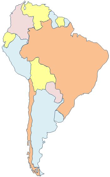 Geo Map South America