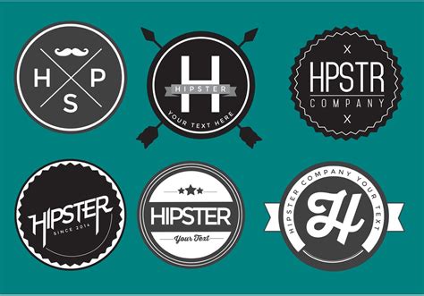 Free Hipster Badge Vector Pack Download Free Vector Art Stock