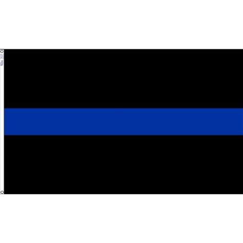 2ft X 3ft The Blue Line Honor The Police Flag