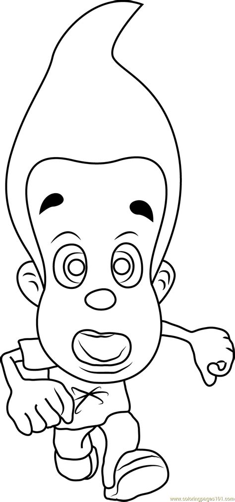 1 059 views 57 prints. Jimmy Neutron in Trouble Coloring Page - Free The ...