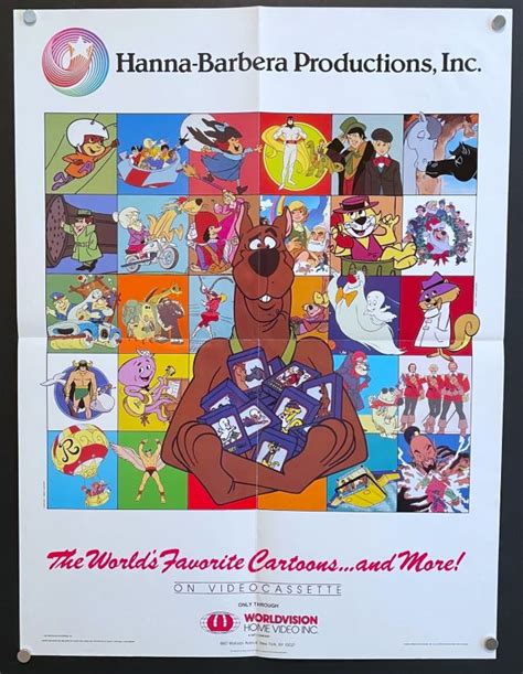 Hanna Barbera Worlds Favorite Cartoons 1985 Original Video Movie