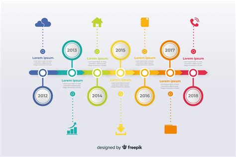 Free Timeline Infographics To Visualize Your Data And Make It Engaging