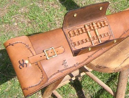 Custom Leather Rifle Scabbards Hand Crafted By Lever Sewing Leather