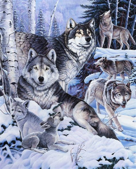 Dt Exclusive Prints Al 3804 0c 1 Wolfpack Panel 355 X 45