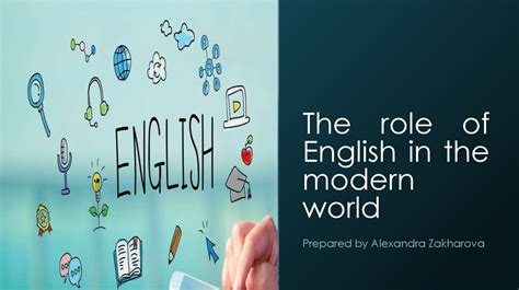 The Role Of English In The Modern World Online Presentation