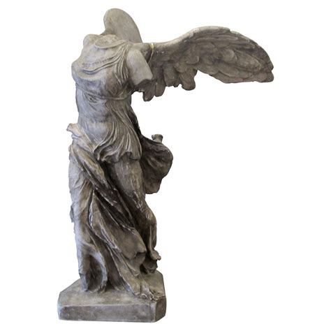 nike of samothrace victoria greek roman goddess of victory pure bronze sculpture