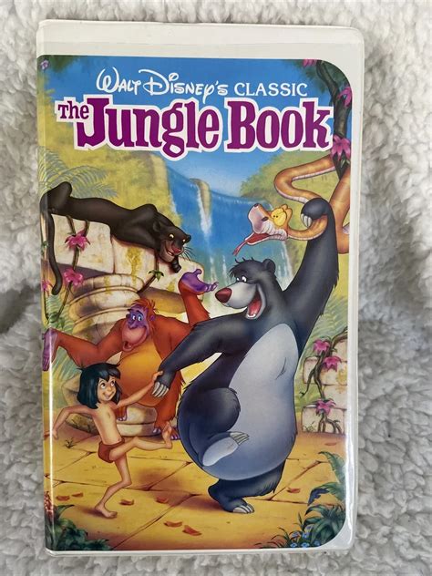 Disney The Jungle Book VHS 1991 Black Diamond Classic Edition Vintage