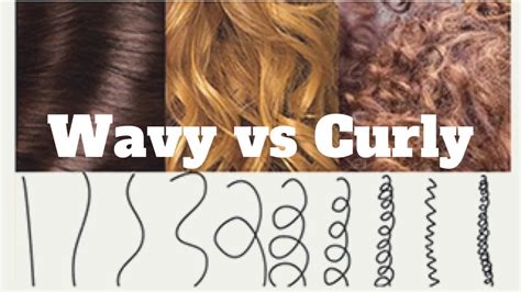 Wavy Hair Vs Curly Hair 4 Differences Youtube