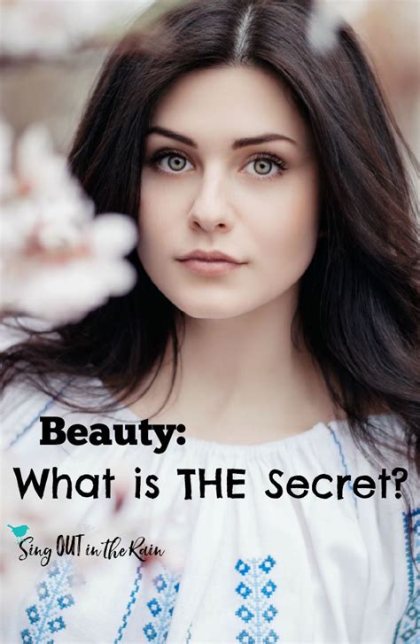 The Secret To Being Beautiful Beauty Secrets Skin Care Secrets