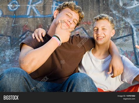 Teen Boys Best Friends Image And Photo Free Trial Bigstock
