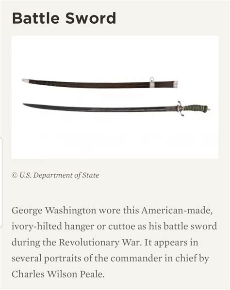 How Proficient Was George Washington With His Sword Quora