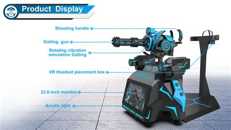 Vr Gatling Shooting Gun Fighting Virtual Reality Simulator