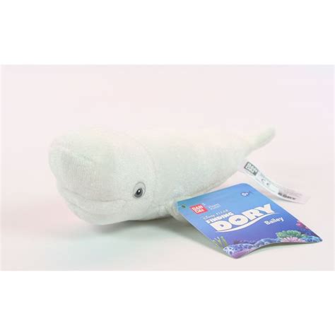 Finding Dory Plush Bailey 8 Soft Toy Beluga Whale Nemo Disney Pixar New