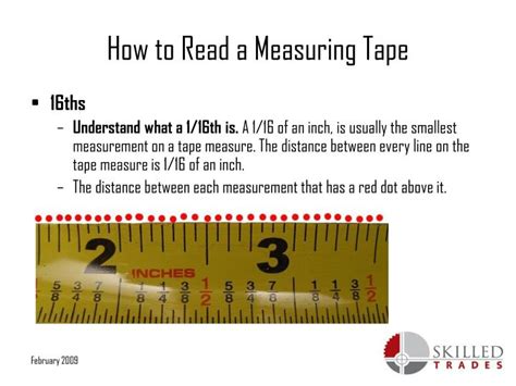 On the outside of the tape measure, you will see a this comes in very handy because every 16 inches the number is highlighted red, indicating stud placement. PPT - How to Read a Measuring Tape PowerPoint Presentation - ID:5335145