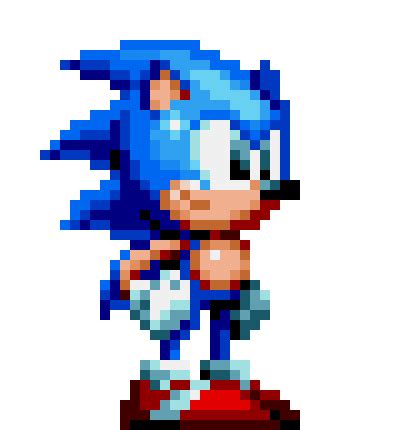 Sonic Mania Sonic Sprite Remade Pixel Art Maker