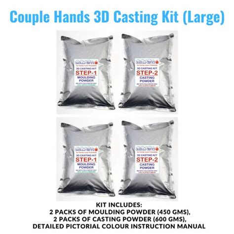 Couple Hands Casting Kit Large Box Packed At Rs 1599piece In Vadodara Id 25437597448