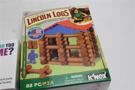 Lincoln Logs Toy What Do You Meme Card Game 2 Pieces Property Room