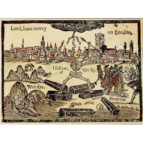 Black Death Bubonic Plague 1625 Poster Print By Science