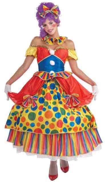Belle Of Big Top Clown Girl Circus Polka Dot Fancy Dress Halloween