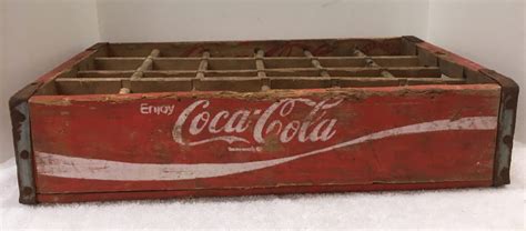 Vintage Wooden Coca Cola Coke Crate
