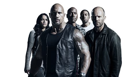 Michelle Rodriguez Jason Statham Tyrese Gibson The Fate Of The