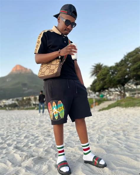 Watch As Reece Madlisa Brags And Impresses With His All Gucci Outfit At