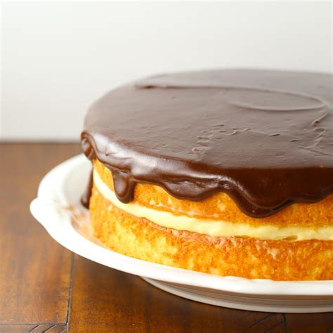 Make the cream cheese pound cake cupcakes typically, boston cream pies are made with sponge cakes. Boston Cream Pie Birthday Cake - Mom Loves Baking