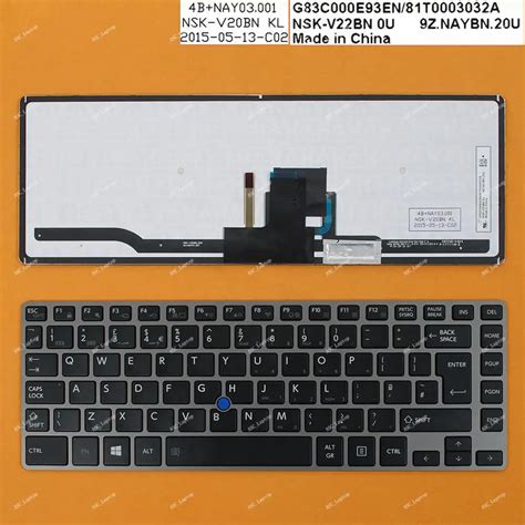 New Uk English Keyboard For Toshiba Tecra Z40 Z40 A Z40t A Z40 Ak03m