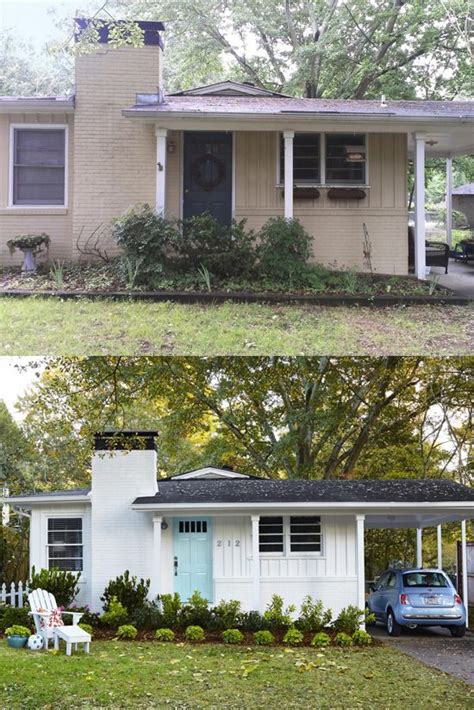 10 Before And After Curb Appeal Photos Home Exterior Makeover House