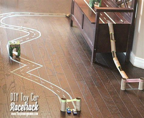 Creating This Diy Toy Car Race Track With Your Kids Challenges Them To