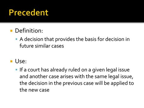 Ppt Judicial System Precedent Powerpoint Presentation Free Download