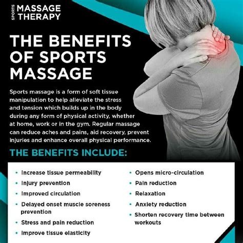 What Are The Benefits Of Sports Massage Recovery Bestyou Sportsmassageinpe Benefits