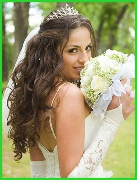 15 Photos Wedding Hairstyles For Long Hair Down With Veil