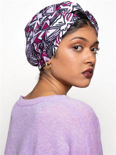Womens Head Wraps Satin Lined Turban And Hair Wraps Loza Tam Hair