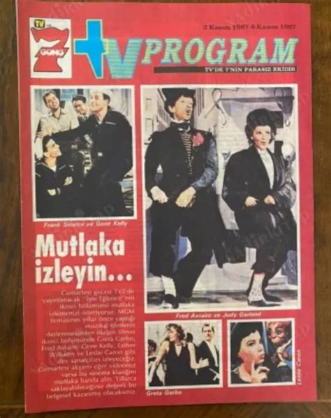 Judy Garland Fred Astaire Frank Sinatra 1987 Turkish Magazine £1977