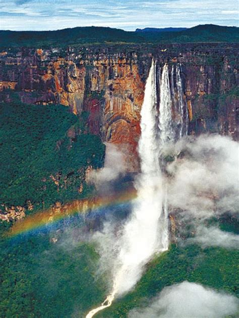 Salto Angel Venezuela Angel Falls The Highest Waterfall In The World