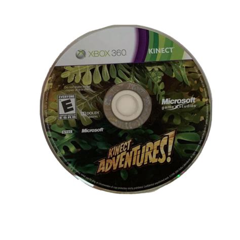 Kinect Adventures Microsoft Xbox 360 2010 Disc Only Free Shipping