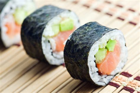 Impressive Homemade Sushi Recipe Hand Rolled Salmon Avocado And
