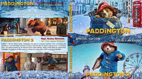 Paddington Double Feature 2014 2017 R1 Custom Blu Ray Cover