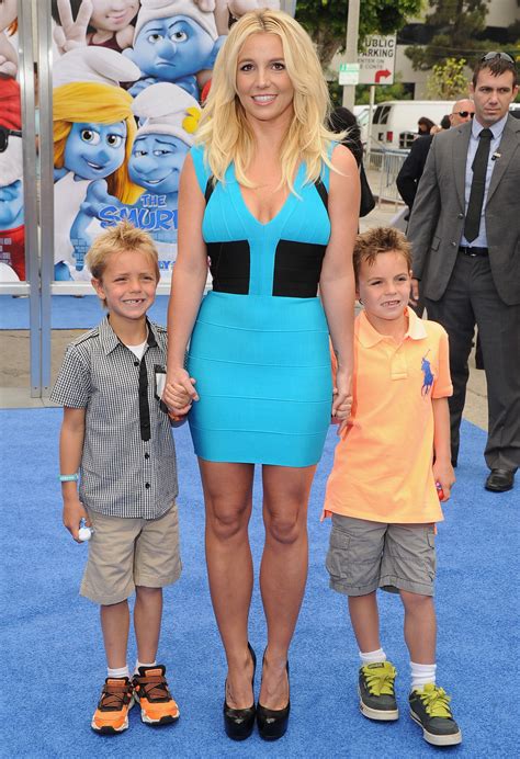 Los angeles dodgers baseball game in los angeles. Britney Spears' Sons Are Growing Up And Are Bigger Than Her Now