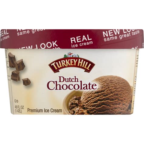 Turkey Hill Ice Cream Premium Dutch Chocolate 48 Oz Instacart